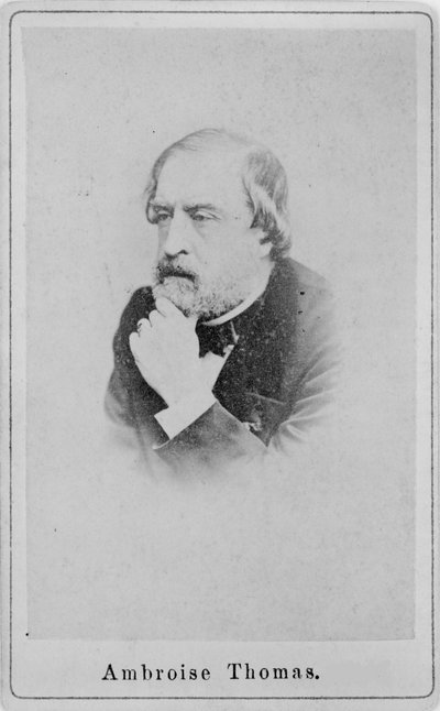Retrato del compositor Amboise Thomas, 1811-1896, ca. 1860-1870 de Unbekannt