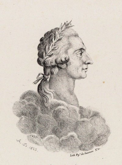 Retrato del compositor Antonio Sacchini 1730-1786, 1823 de Unbekannt