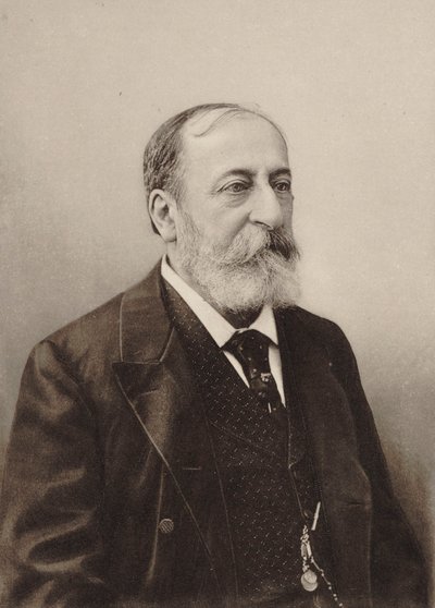 Retrato del compositor Camille Saint-Saëns 1835-1921, 1900 de Unbekannt