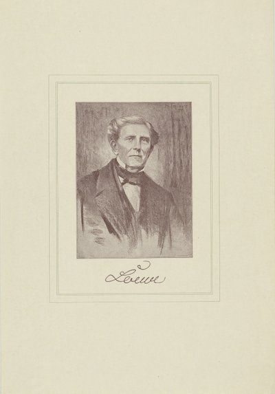 Retrato del compositor Carl Loewe 1796-1869 de Unbekannt