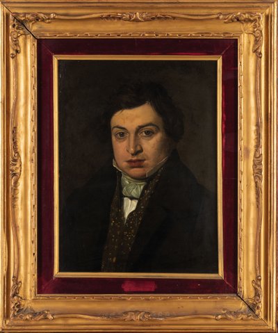 Retrato del compositor Gioachino Antonio Rossini 1792-1868 de Unbekannt
