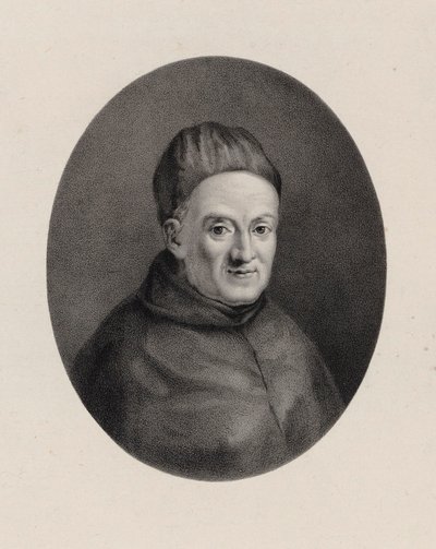 Retrato del compositor Giovanni Battista Martini 1706-1784 de Unbekannt