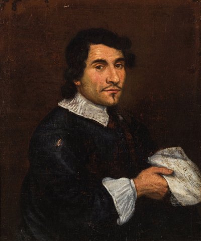 Retrato del compositor Girolamo Frescobaldi 1583-1643, primer tercio del siglo XVII de Unbekannt