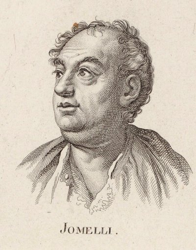 Retrato del compositor Niccolò Jommelli 1714-1774 de Unbekannt