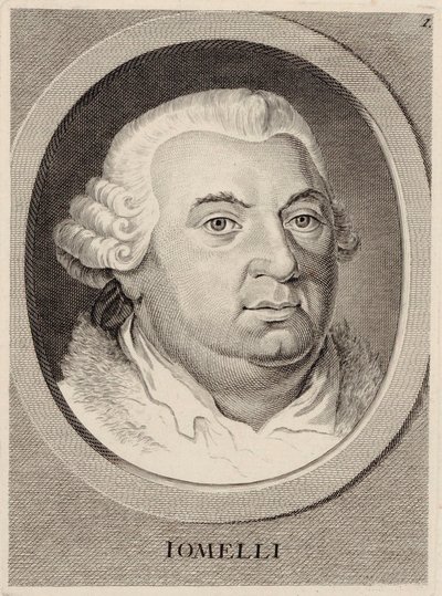 Retrato del compositor Niccolò Jommelli 1714-1774 de Unbekannt