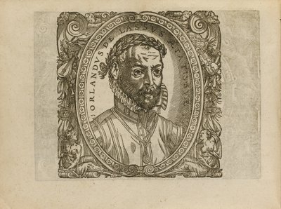 Retrato del compositor Roland de Lassus de Unbekannt