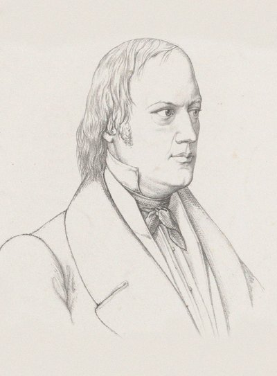Retrato del director y compositor Johann Nepomuk Schelble 1789-1837 de Unbekannt