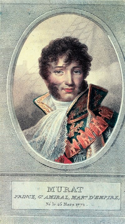 Retrato del rey de Nápoles Joaquín Murat, militar y político francés (1767-1815) de Unbekannt