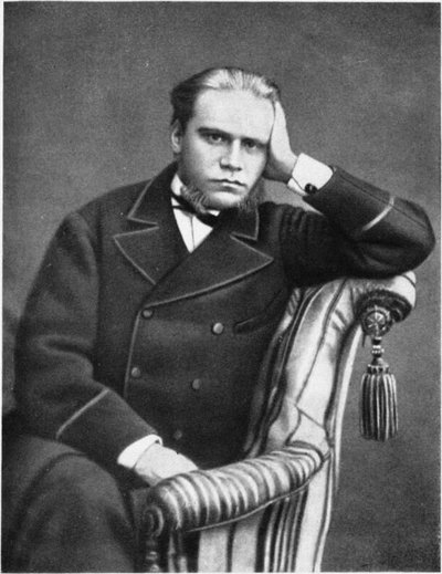 Retrato del abogado y autor Anatoli Fyodorovich Koni 1844-1927, 1870s de Unbekannt