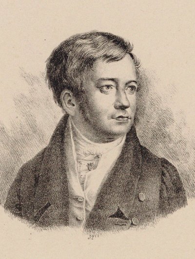 Retrato del organista y compositor Friedrich Schneider 1786-1853 de Unbekannt