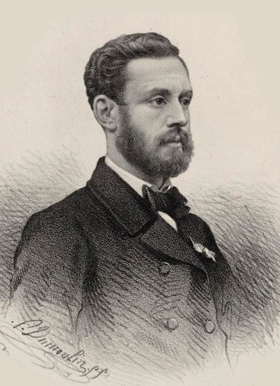 Retrato del organista y compositor Louis James Alfred Lefébure-Wely 1817-1869, 1855 de Unbekannt