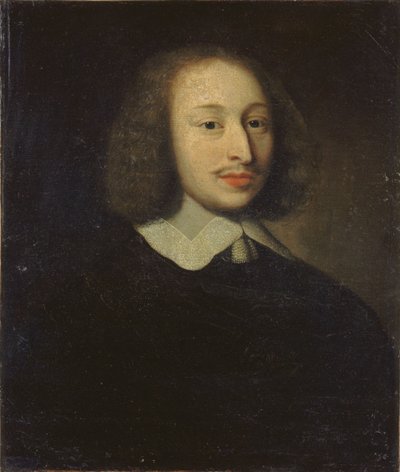 Retrato del filósofo Blaise Pascal 1623-1662 de Unbekannt