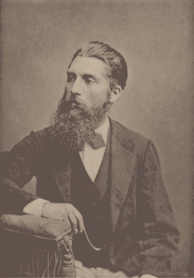 Retrato del pianista y compositor Adolf Jensen 1837-1879 de Unbekannt