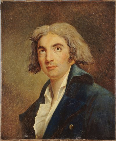 Retrato del poeta André Chénier 1762-1794, c. 1795 de Unbekannt