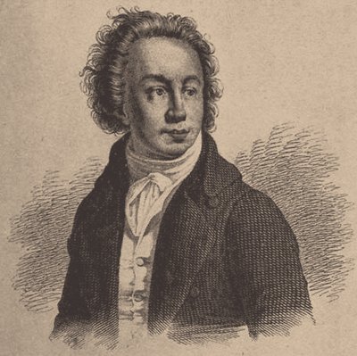 Retrato del poeta Iván S. Barkov 1732-1768, siglo XIX de Unbekannt
