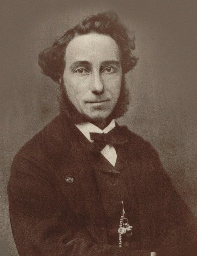 Retrato del violinista y compositor Camillo Sivori 1815-1894, ca 1865 de Unbekannt