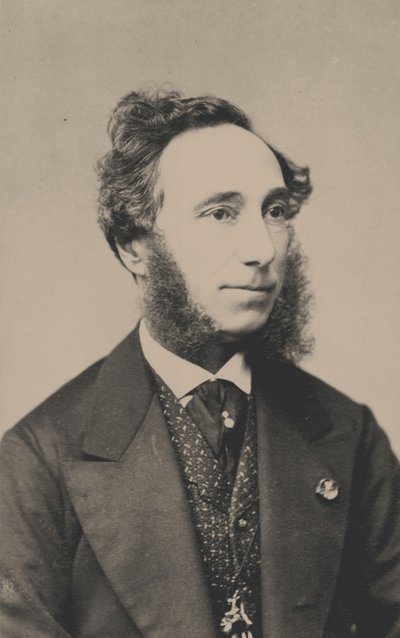 Retrato del violinista y compositor Camillo Sivori 1815-1894, ca 1865 de Unbekannt