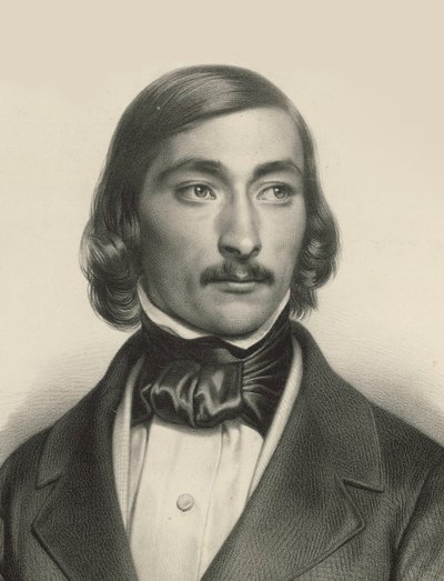 Retrato del violinista y compositor Delphin Alard 1815-1888, c. 1840 de Unbekannt