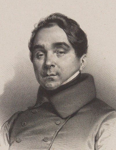 Retrato del violinista y compositor Philippe Musard 1792-1859 de Unbekannt