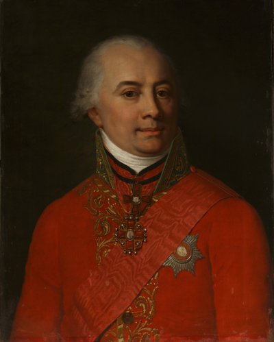 Retrato del escritor Mikhail Nikitich Muravyov 1757-1807, 1802 de Unbekannt