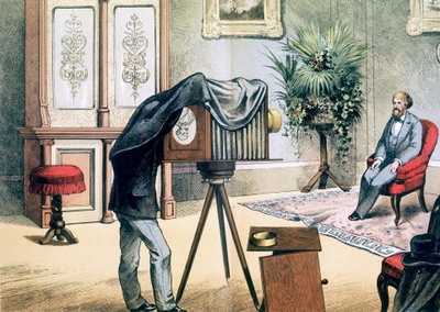 Estudio de fotógrafos de retratos, c1880 de Unbekannt