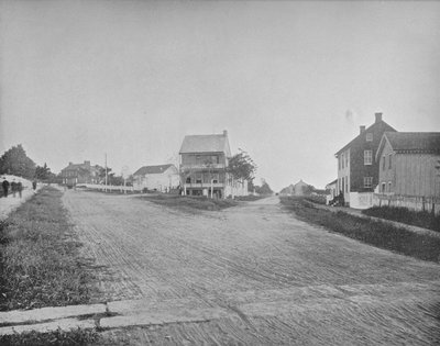 Posición ocupada por los francotiradores de la Unión en Gettysburg, Pensilvania, c1897 de Unbekannt