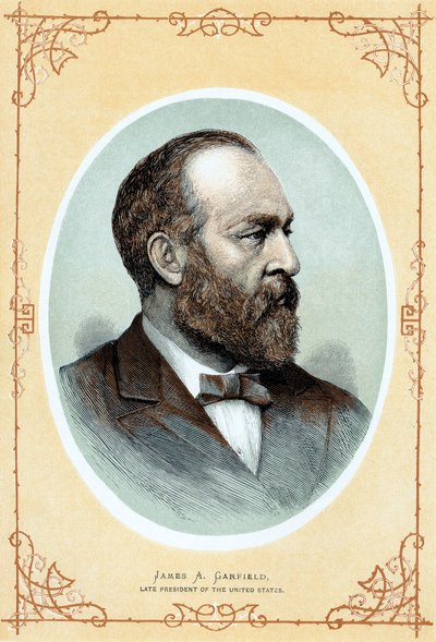 Retrato póstumo de James Abram Garfield, c1885 de Unbekannt