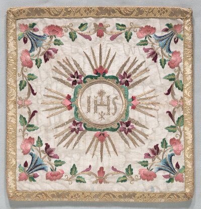 Bolsa para la cubierta del cáliz, 1700s de Unbekannt