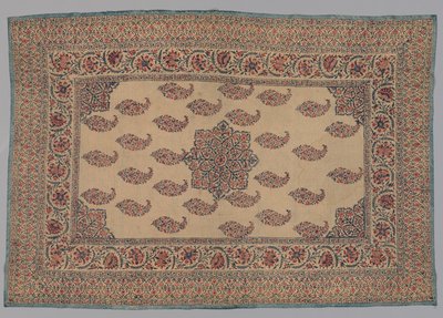 Alfombra de oración, principios de 1800 de Unbekannt