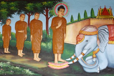Monasterio Preah Prom Rath: Vida de Buda: Un elefante salvaje domesticado por la bondad amorosa de Unbekannt