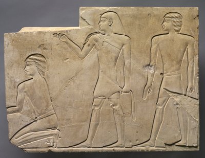 Sacerdotes realizando ritos funerarios, c. 667-647 a.C. de Unbekannt