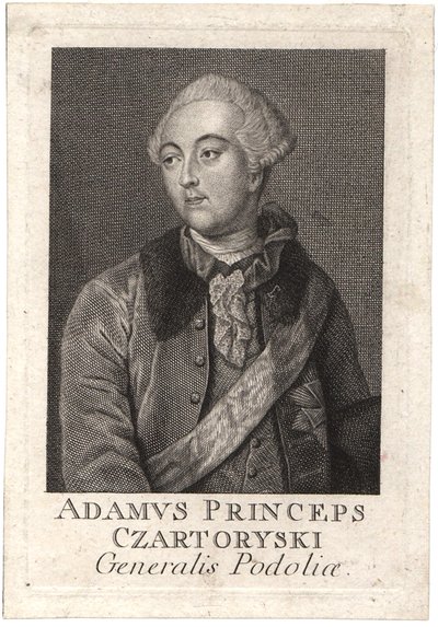 Príncipe Adam Kazimierz Czartoryski 1734-1823 de Unbekannt