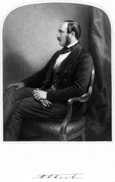 Príncipe Alberto, consorte de la Reina Victoria, c 1850-1859 de Unbekannt