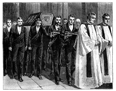 Funeral del Príncipe Alberto, 1861 de Unbekannt