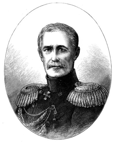 Príncipe Aleksandr Sergeyevich Menshikov 1787-1867, comandante militar ruso de Unbekannt