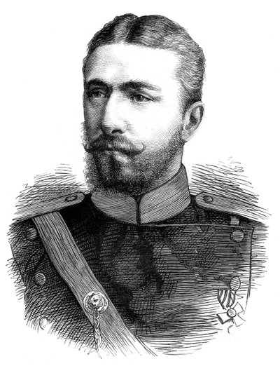 Príncipe Alejandro de Battenberg, primer príncipe de la Bulgaria moderna, siglo XIX de Unbekannt