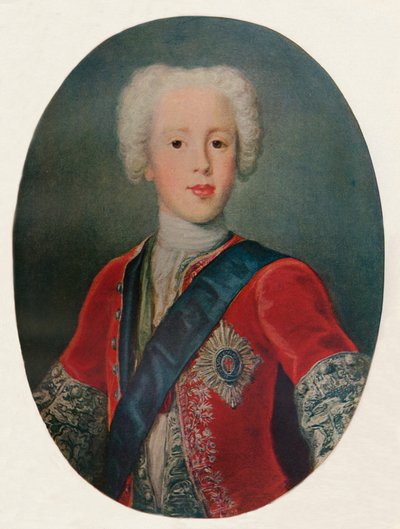 Príncipe Carlos Eduardo Stuart, c. 1729, c. 1927 de Unbekannt
