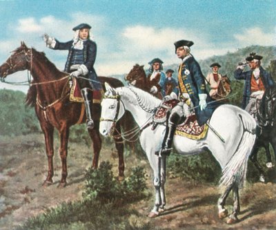 Príncipe Eugenio y Príncipe Heredero Federico, 1734, 1936 de Unbekannt