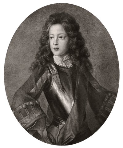 Príncipe James Francis Edward Stuart, el Viejo Pretendiente, c1700 1906 de Unbekannt
