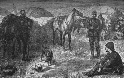 El Príncipe Luis Napoleón y su Partido Antes de la Sorpresa Zulú, c1880 de Unbekannt