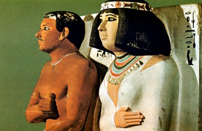 Príncipe Rahotep y su esposa Nofret, Egipto, IV Dinastía de Unbekannt
