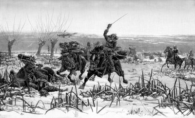 El Príncipe Ruperto en la Batalla de Edgehill, 1642, 1887 de Unbekannt