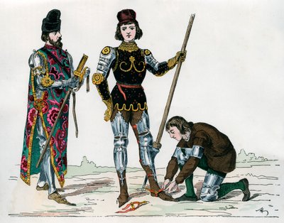 Príncipe, escudero y ayuda de cámara, siglo XV 1882-1884 de Unbekannt
