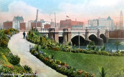 Puente de los Príncipes, Melbourne, Australia, 1912 de Unbekannt