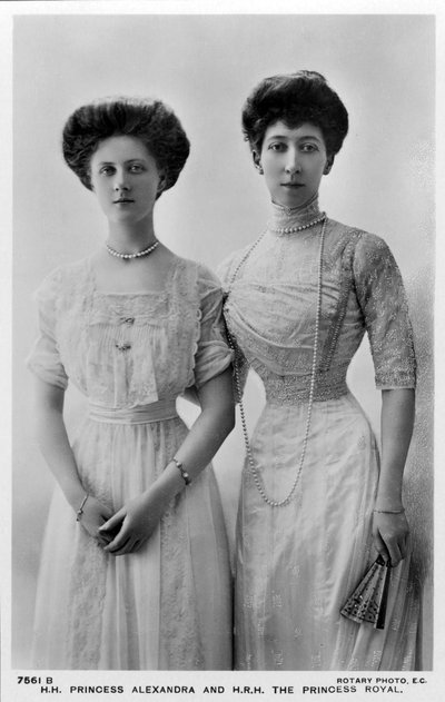 La Princesa Alexandra y la Princesa Real, finales de 1900s de Unbekannt