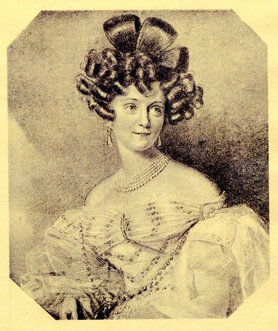 Princesa Carolyne zu Sayn-Wittgenstein, nacida Iwanowska 1819-1887, 1840s de Unbekannt