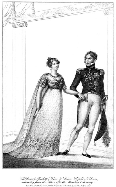 Princesa Charlotte y Príncipe Leopold, 1816 de Unbekannt