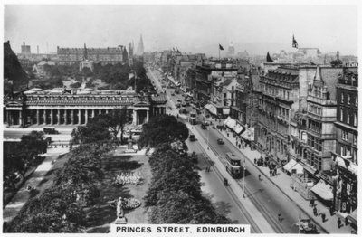 Calle Princesa, Edimburgo, 1936 de Unbekannt