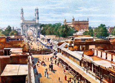 Entrada principal, Hyderabad, India, principios del siglo XX de Unbekannt