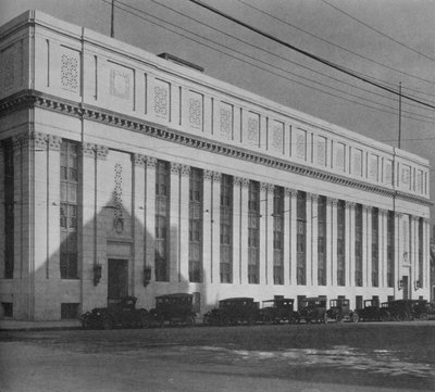 Fachada principal del Templo Masónico, Birmingham, Alabama, 1924 de Unbekannt